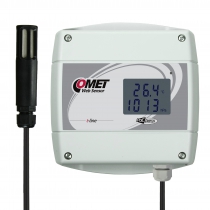 Web Sensor med PoE - Temperatur, luftfuktighet, barometertryckstransmitter m ext givare och Ethernet