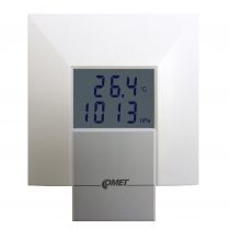 Temperatur-, luftfuktighets, barometertryckstransmitter inomhus m RS485 utgang