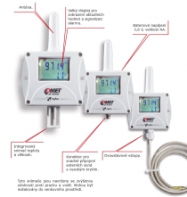 IoT-termometer, hygrometer, barometer för extern givare, Sigfox
