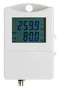 Temperaturlogger med display, intern givare och ingang för 1 extern givare