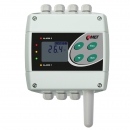 Temperaturtransmitter och regulator med RS485 utgang