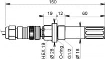 Daggpunktsregulator för tryckluft max 25Bar, 230Vac/8A reläer