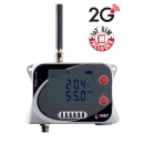 IoT Wireless temperatur- och relativ luftfuktighetsdatalogger med anslutning för annan temperatursond, med inbyggt 2G-modem och Flat Rate SIM-kort.