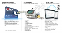 IoT Wireless Datalogger för 3 strömingångar 0-20mA och 1 binär ingång, med inbyggt 2G-modem och Flat Rate SIM Card