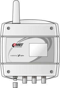 IoT trådlös temperatursensor för 4 externa Pt1000-sonder med ELKA-kontaktdon, drivs av Sigfox