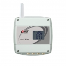 IoT trådlös temperatursensor för 4 externa Pt1000-sonder med CINCH-kontakt, driven av Sigfox