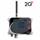 IoT trådlös temperaturloggare för 2 externa sonder, med inbyggd 2G-modem
