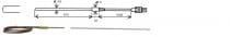 GT1150 Instickssond 4,8 x 610 mm termoelement typ K, 1 m kabel