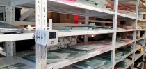 Hållare för 3.6 V litiumbatteri med magneter