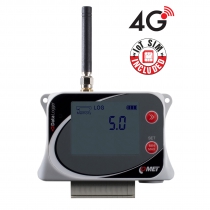 Datalogger för 3 spänningsingångar 0-10V och 1 tvålägesingång, med inbyggt 4G-modem och Flat Rate SIM-kort