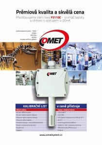 Ekonomisk fukt- och temperaturtransmitter med extern utbytbar sond, kabel 5 meter, 4-20 mA utgångar