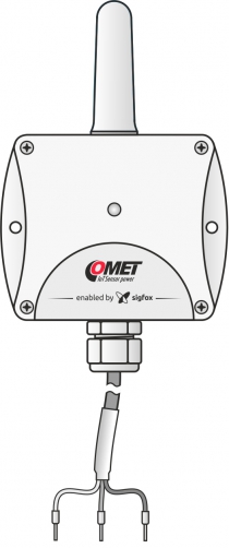 Trådlös termometer med inbyggd sensor och pulsräkningsingång, IoT Sigfox