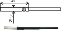 N1ATG8/C temperaturgivare med Ni1000 sensor, 15 m kabel