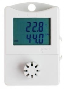 Temperatur och luftfuktighetslogger med display och intern sensor - Economy