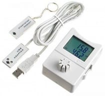 Temperatur och luftfuktighetslogger med display och intern sensor - Economy