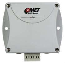 Web Sensor - Tvakanals termometer-hygrometer med 3xDin & Ethernet