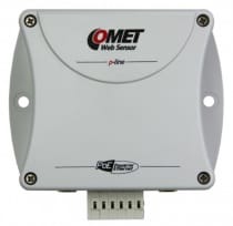 Web Sensor med PoE - Tvakanals termometer-hygrometer med 3xDin & Ethernet