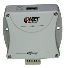 Web Sensor med PoE - Tvakanals termometer-hygrometer med 3xDin & Ethernet