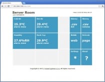Web Sensor med PoE - Fyrkanals termometer-hygrometer med Ethernet