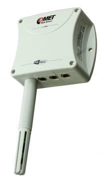 Web Sensor med PoE - Fyrkanals termometer-hygrometer med Ethernet