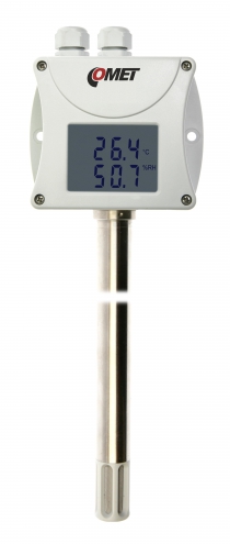 Temperatur- och luftfuktighetstransmitter sondutförande m RS485